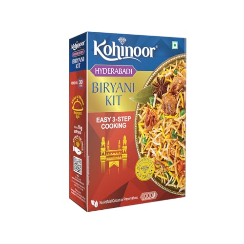 Image 4 of Kohinoor Authentic Basmati Biryani Kit,Hyderabadi (Pack of 2)
