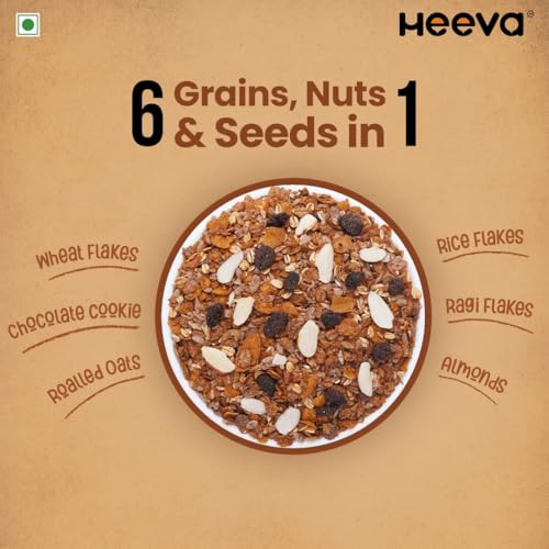 Image 4 of Heeva 12g Protein Muesli Choco Almond 450g
