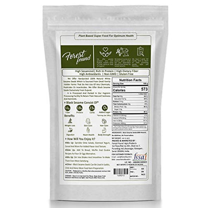 Image 3 of Forest Found Whole Fresh Natural Black Sesame Seeds 250g
