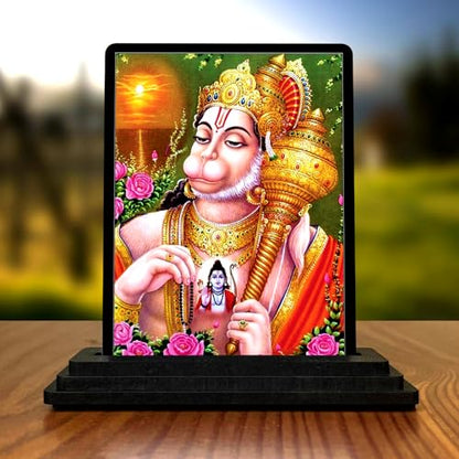 Image 1 of Default Title for the product Bajrangbali Idol (Wooden/Size 4x5 in) Showpiece for Bedroom Figurine for Living Room