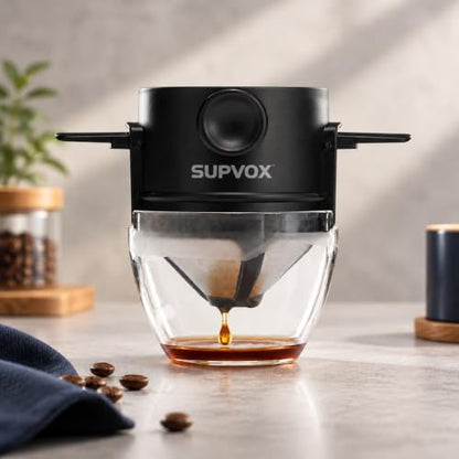 Image 1 of Default Title for the product HASTHIP Pour Over Coffee Filter Maker Double Mesh Foldable Paperless