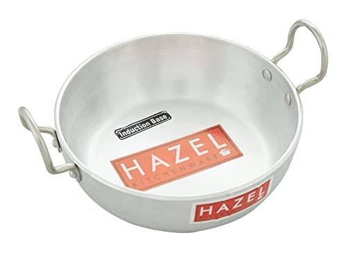Image 1 of Aluminium (Without Lid) / 1750 ML for the product HAZEL Aluminium Induction Base Kadai with Handle