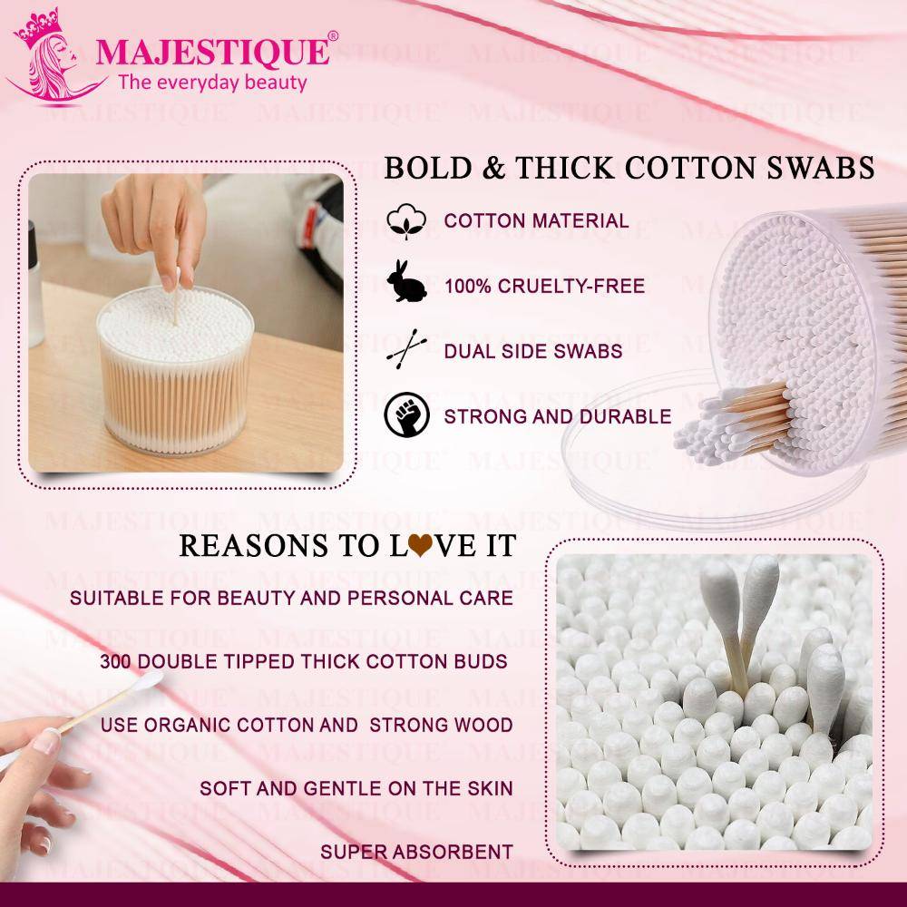 Image 3 of Majestique Bold & Thick Cotton Swabs