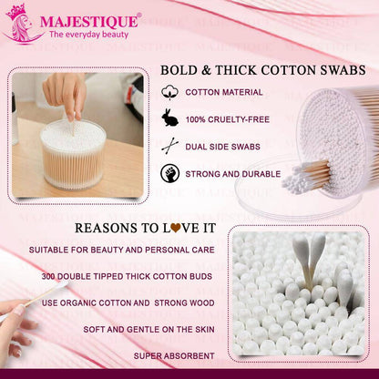 Image 3 of Majestique Bold & Thick Cotton Swabs
