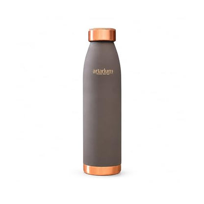 Image 4 of Copper Bottle Gray Color for the product Artarium Copper Water Bottle