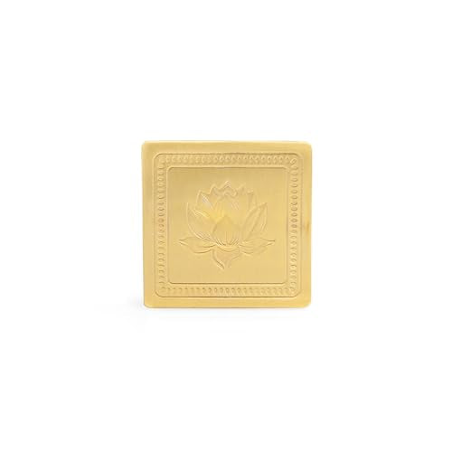 Image 3 of ExclusiveLane Golden Rose Brass Coasters Set of 4