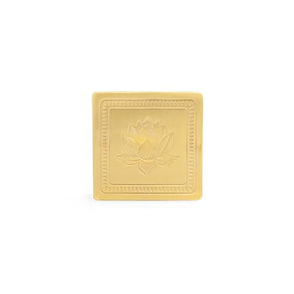 Image 3 of ExclusiveLane Golden Rose Brass Coasters Set of 4