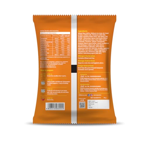 Image 4 of ACME Poshan Nutri+ Noodles Pack of 6 (70g each)