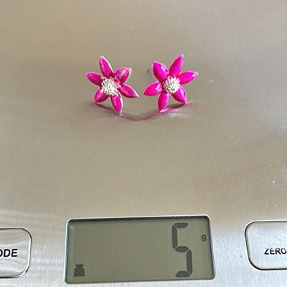 Image 4 of Dista Silvers Enamel Pink Flowers 5g (Pack of 2)