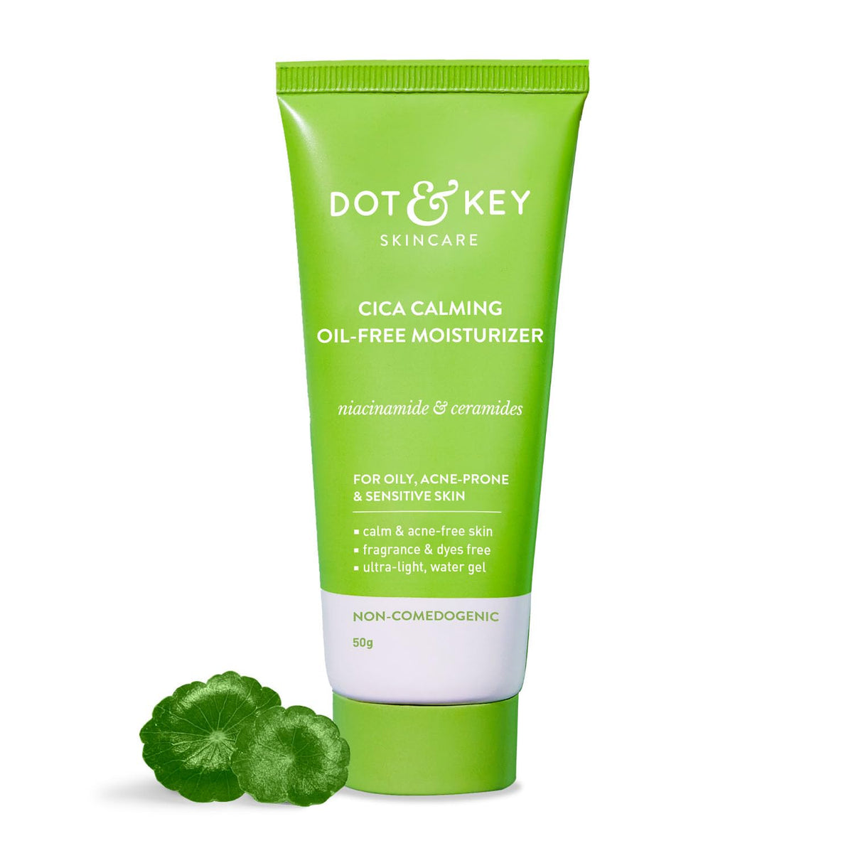Image 1 of 50 gm / Pack of 1 for the product Dot & Key Cica + Niacinamide Oil Free Moisturizer For Acne Prone Skin