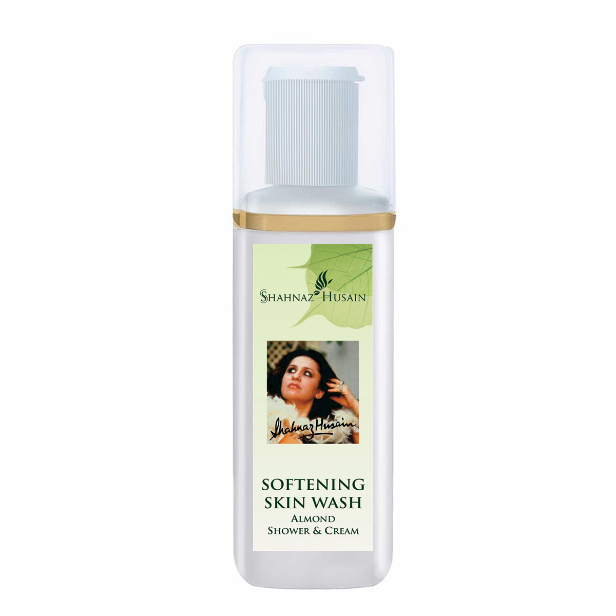 Image 1 of 200 ml / Pack of 1 for the product Shahnaz Husain Softening Skin Wash – Almond Shower & Cream