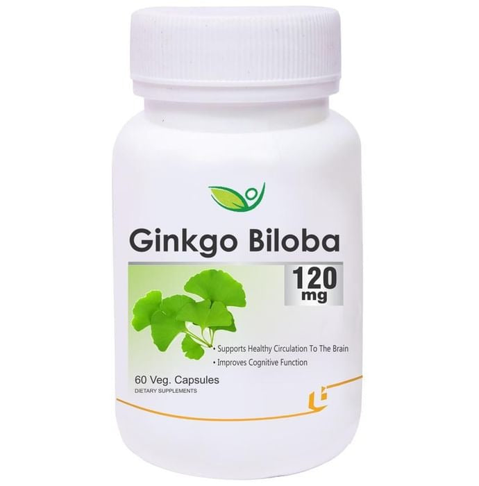 Image 2 of Biotrex Ginkgo Biloba 120mg Veg Capsules