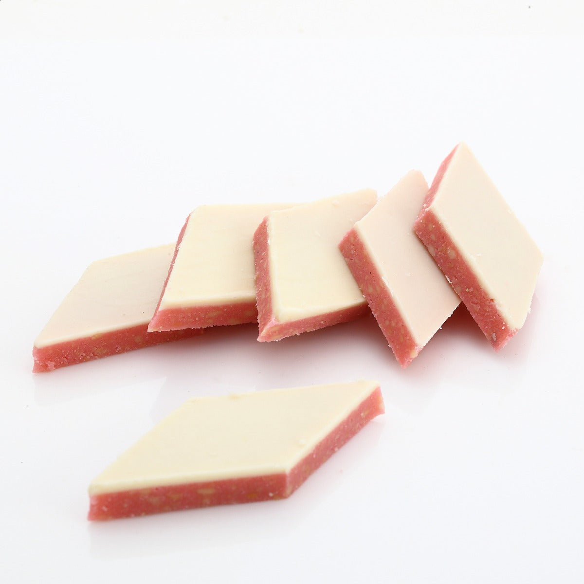 Image 1 of Dadu's Strawberry Kaju Katli