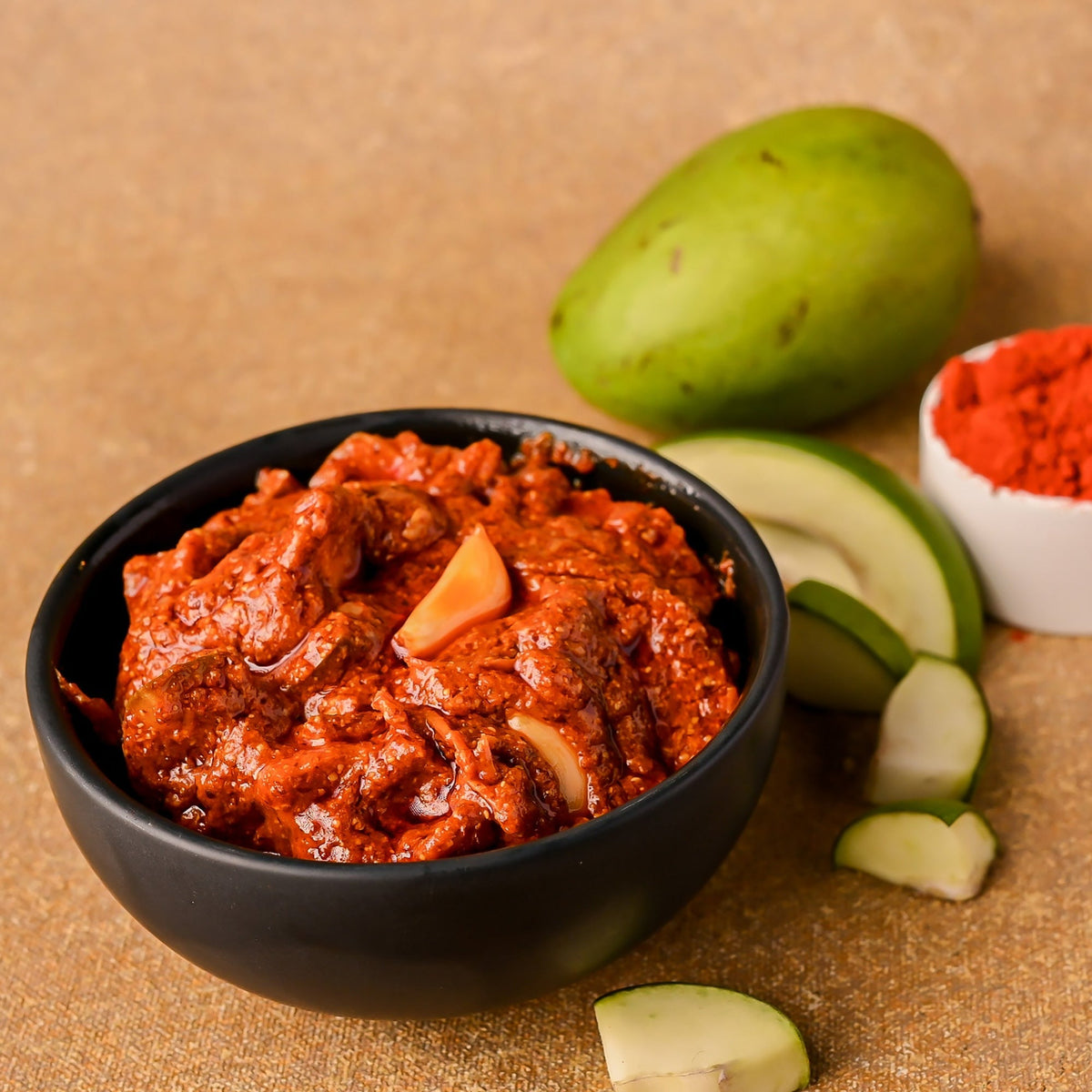 Image 1 of Vellanki Foods - Mango Pickle wih Garlic / Lahasun Ka Aam Aachar