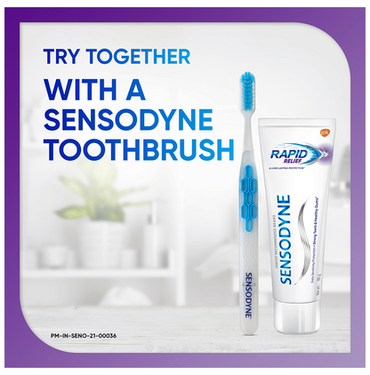 Sensodyne Rapid Relief Sensitive for Healthy Gums & Strong Teeth, Daily Protection Toothpaste