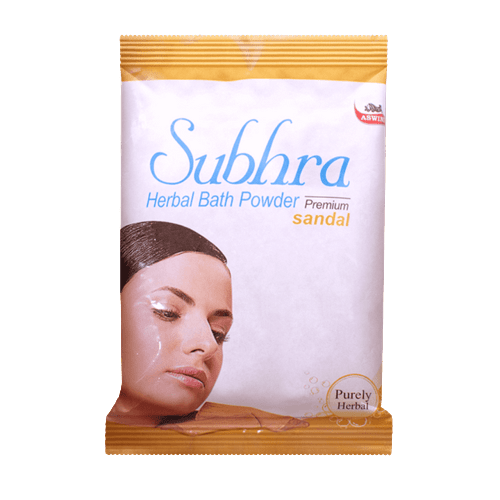 Image 1 of 200 gm / Pack of 1 for the product Aswini Subhra Sandal Herbal bath Powder