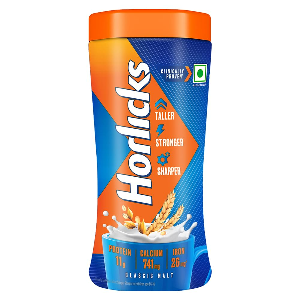 Image 1 of Pet Jar / 200 gm for the product Horlicks Classic Malt