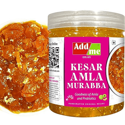 Image 1 of 500 gm for the product Add Me Seed Less Kesar Amla Murabba