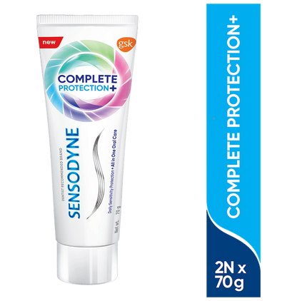 Sensodyne Complete Protection+ Tooth Paste For Sensitivity Protection & All in One Oral Care