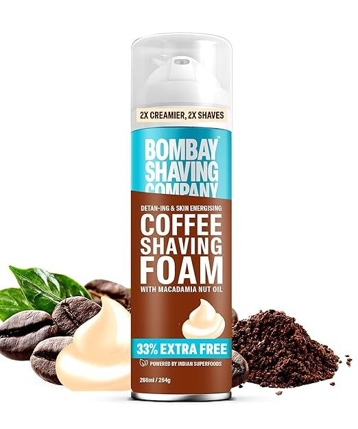 Image 1 of Bombay Shaving Company Coffee Shaving Foam with Macadamia Nut Oil
