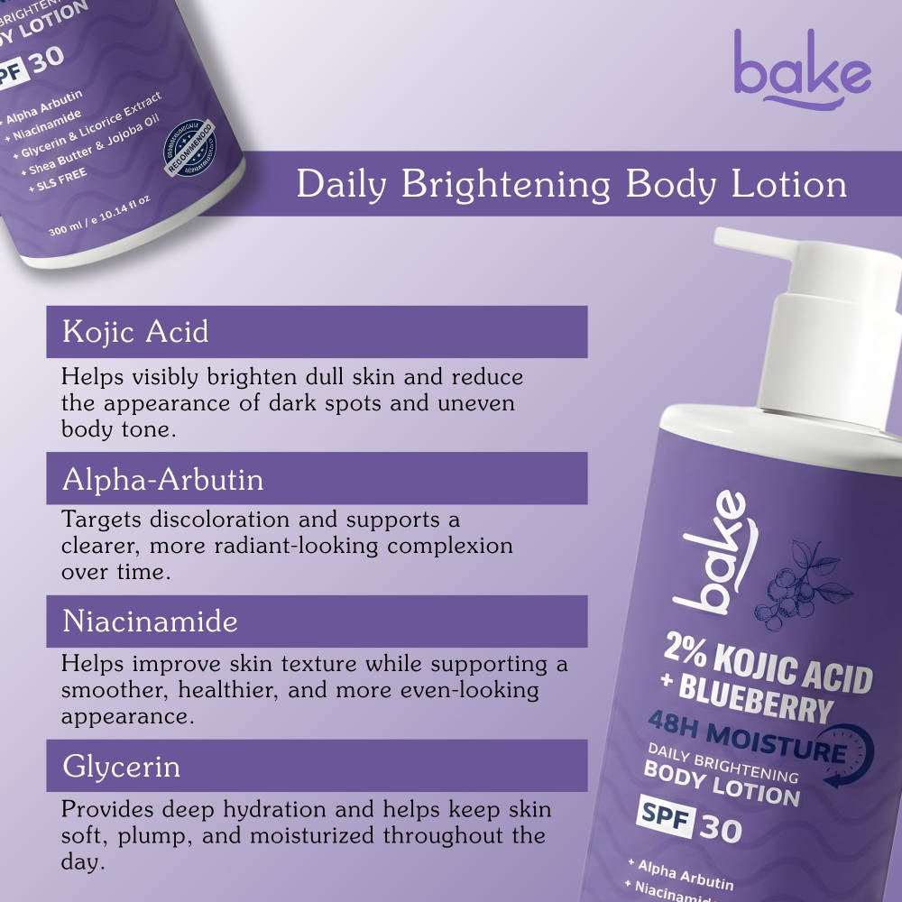 Image 5 of Bake 2% Kojic Acid Body Lotion SPF 30