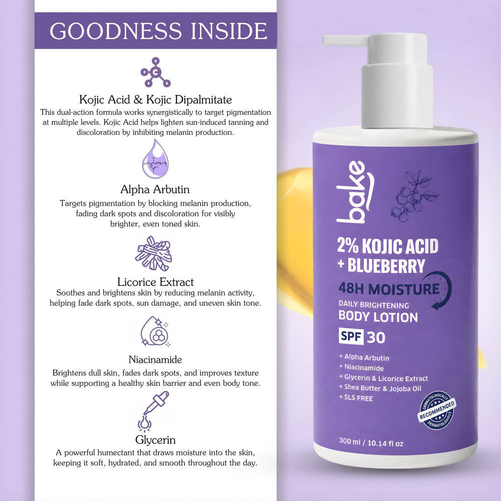 Image 6 of Bake 2% Kojic Acid Body Lotion SPF 30