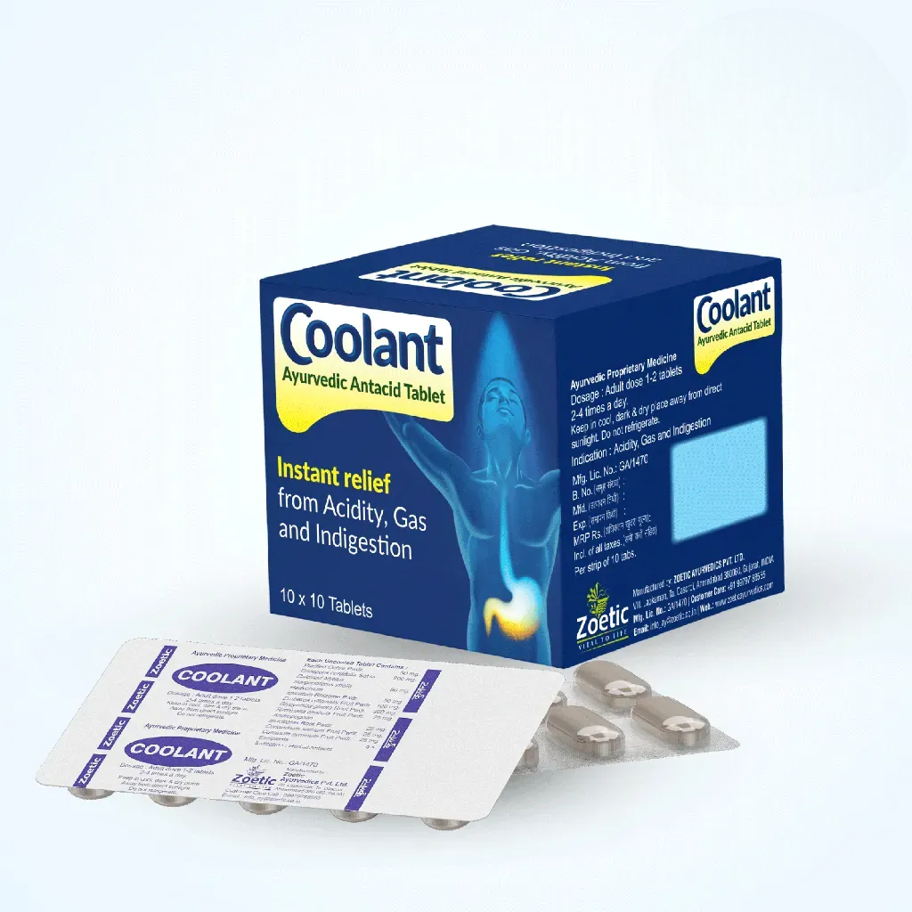 Image 1 of Zeotic Ayurveda Coolant Tablet