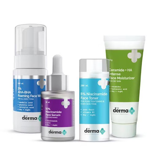 Image 1 of Combo Pack for the product The Derma Co Pore Tightening Kit For Healthy Skin