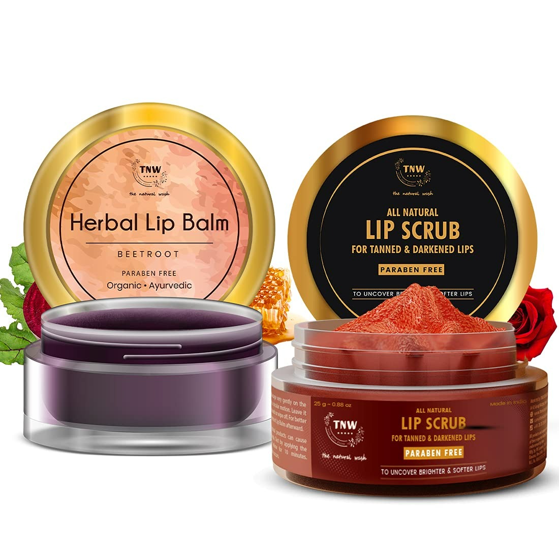 Image 1 of The Natural Wash Herbal Lip Care Combo