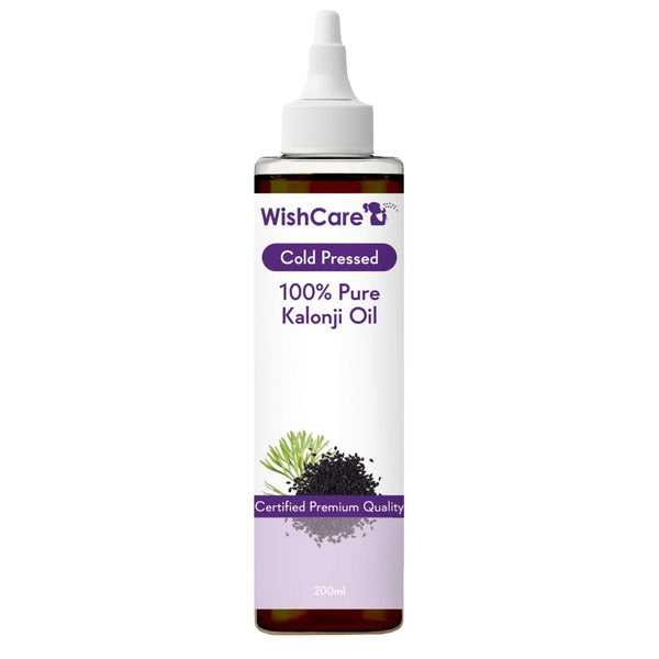 Image 1 of 200 ml / Pack of 1 for the product Wishcare Premium Cold Pressed Kalonji - Onion Black Seed Hair Oil