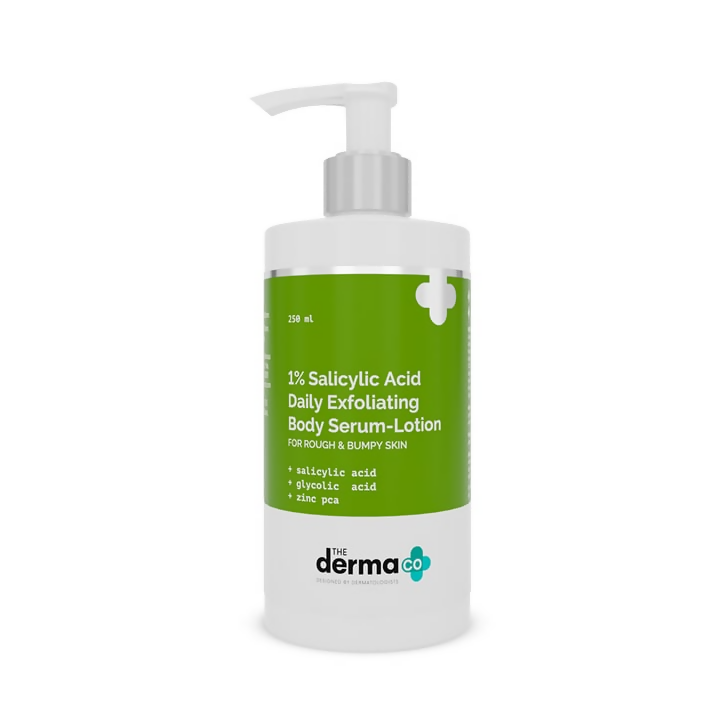 Image 1 of 250 ml for the product The Derma Co 1% Salicylic Acid Daily Exfoliating Body Serum-Lotion