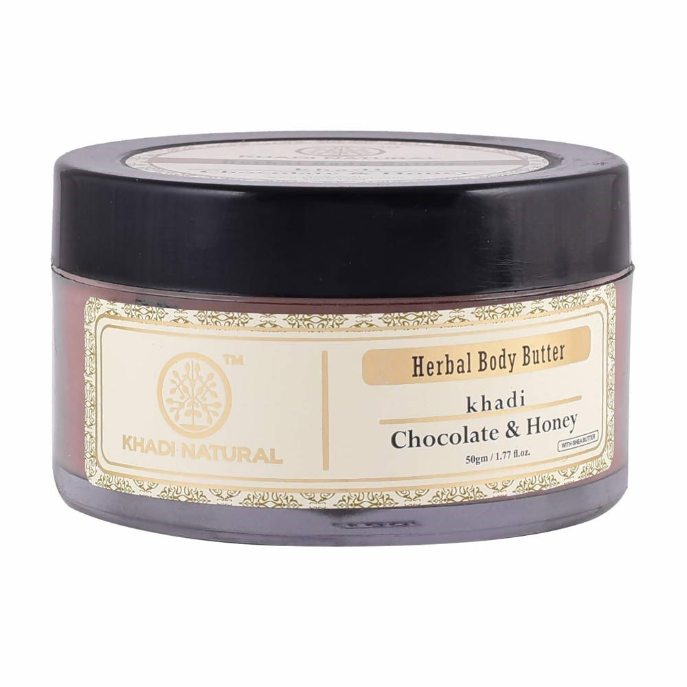 Image 1 of 50 gm / Pack of 1 for the product Khadi Natural Chocolate & Honey Herbal Body Butter