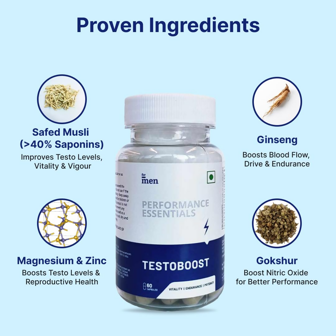 Image 2 of ForMen Testoboost Performance Essentials Capsules