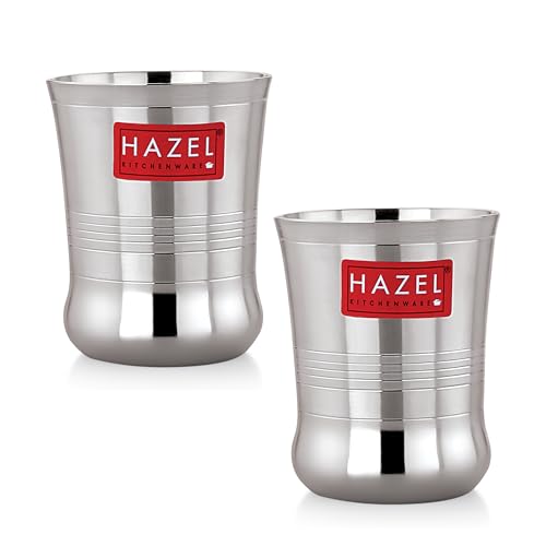 Image 4 of Set of 2 / Kid's Glass, 200 ML for the product HAZEL Stainless Steel Glasses