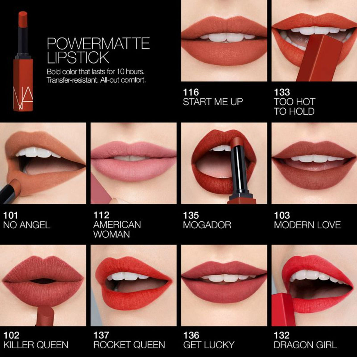 Image 6 of NARS Powermatte Lipstick - Too Hot To Hold