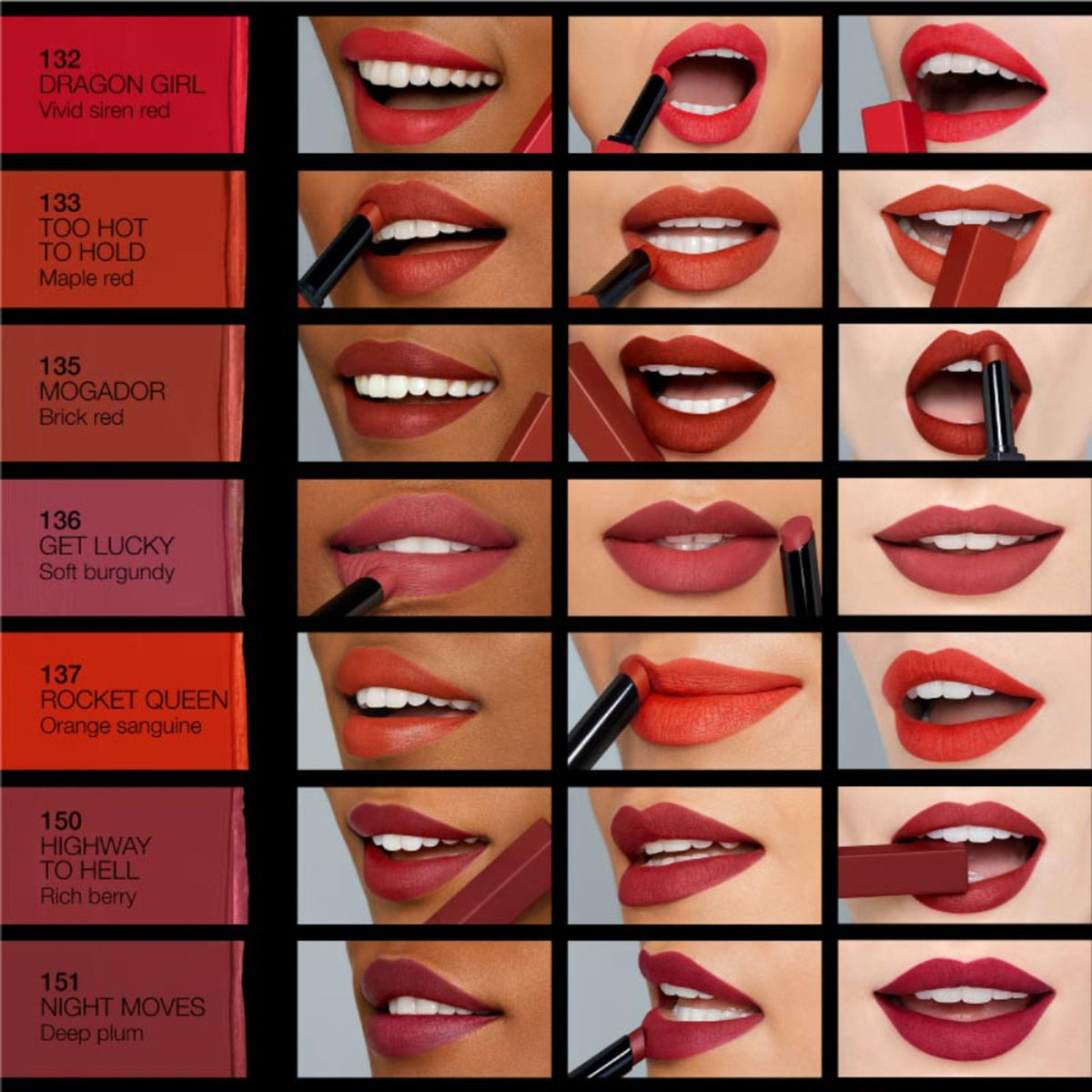 Image 8 of NARS Powermatte Lipstick - Too Hot To Hold
