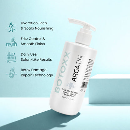 Image 4 of Argatin Botox Damage Repair Sulfate Free Shampoo