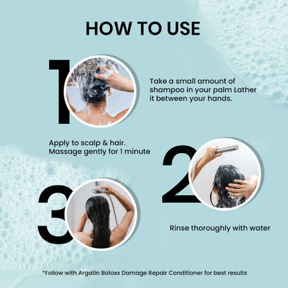 Image 6 of Argatin Botox Damage Repair Sulfate Free Shampoo