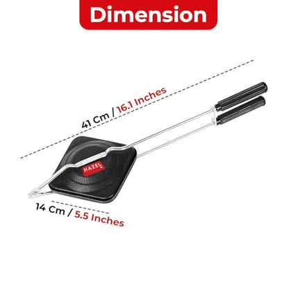 Image 4 of HAZEL Hard Anodized Sandwich Toaster