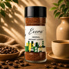 Image 1 of Default Title for the product Evora Greens Herbal Instant Coffee | Arabica & Robusta Blend with Functional Herbs | Smooth Strong Taste | Hot & Black Coffee | Makes ~50 Cups | 100g Glass Jar