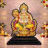 Image 1 of Default Title for the product Kuber Ji Wooden MDF Printed Idol with Stand, 4 x 5 Inch, Pooja Room Decor, Home Temple Mandir Decoration, Religious Gift