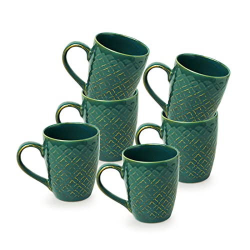 Image 3 of ExclusiveLane Ceramic Coffee Mugs Set of 6 300 ML