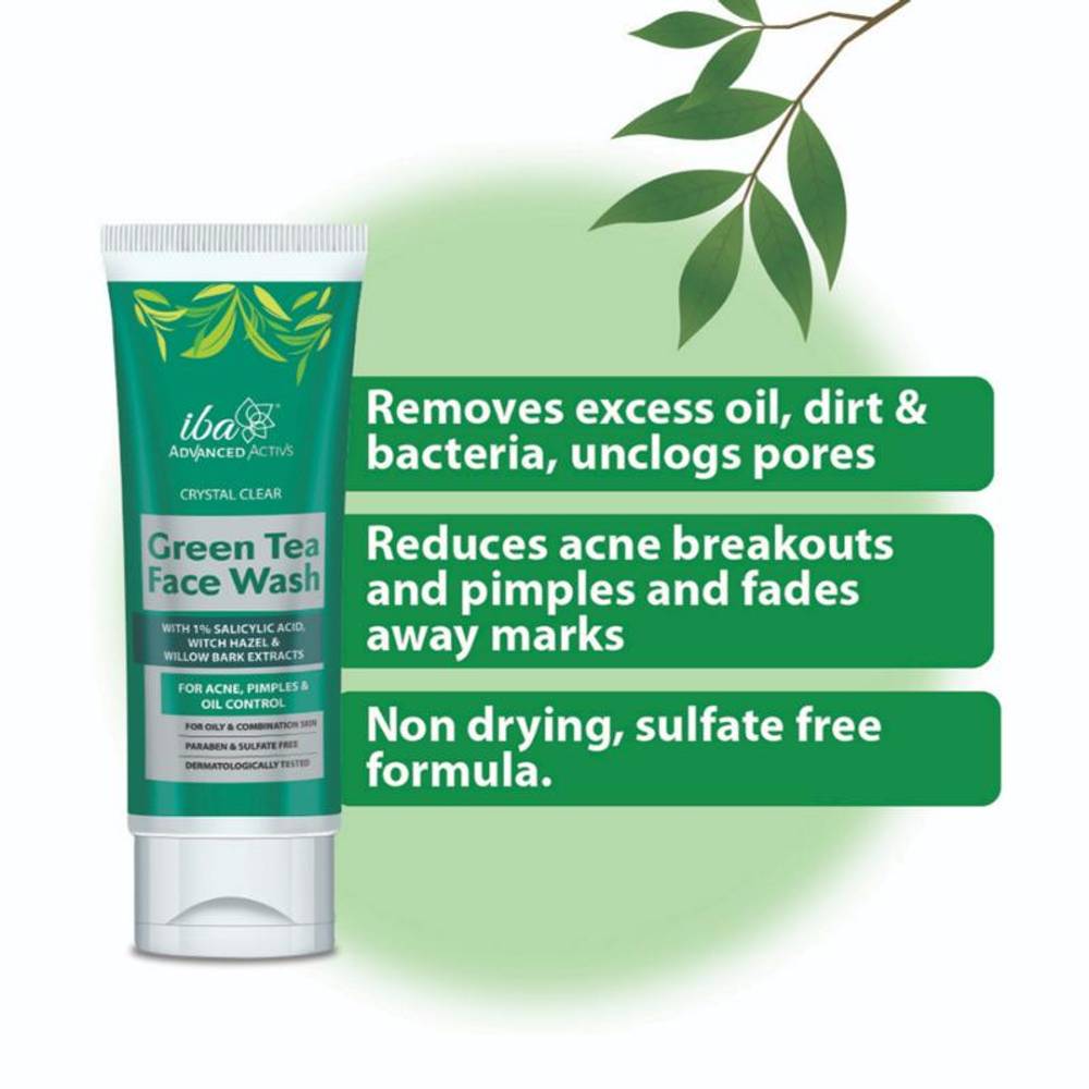 Image 5 of Iba Advanced Activs Crystal Clear Green Tea Face Wash