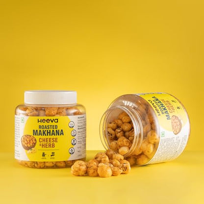 Image 3 of Heeva Roasted Makhana Cheese n Herb 100g Pack of 4