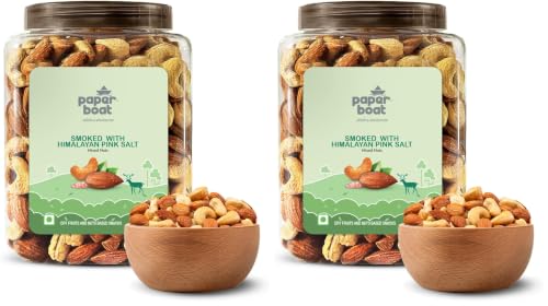 Image 2 of 1 kg (Pack of 2) for the product Paper Boat Premium Smoked and Roasted Nuts