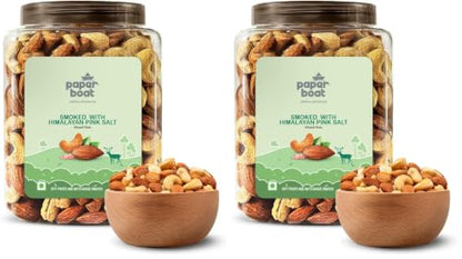 Image 2 of 1 kg (Pack of 2) for the product Paper Boat Premium Smoked and Roasted Nuts