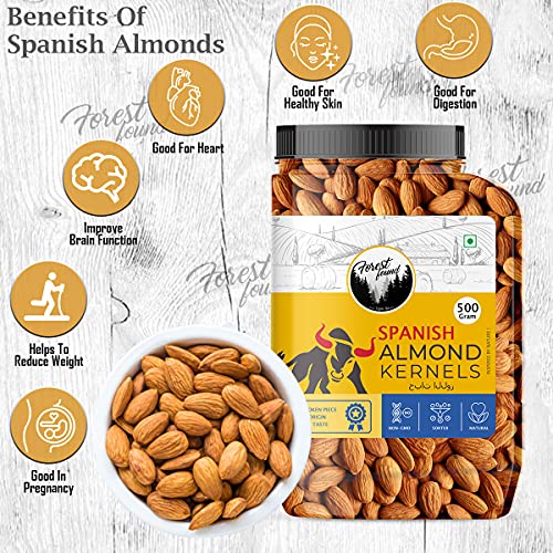 Image 5 of Forest Found Premium Spanish Whole Almonds 500g
