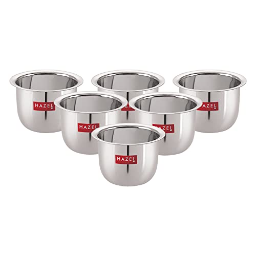 Image 1 of 6 / 200 ML (Short) for the product HAZEL Stainless Steel Mini Tea Glasses