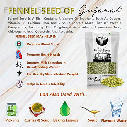 Image 5 of Forest Found Sabut Green Sounf Whole Fennel Seeds 250g