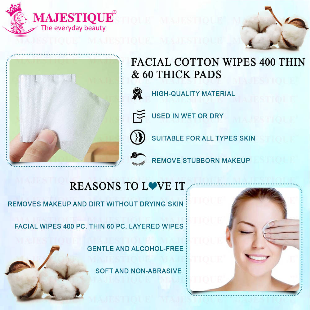 Image 3 of Majestique Makeup Removing Cotton Cleansing Tissues